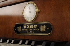 Указатель положения колеса crescendo, табличка W. Sauer